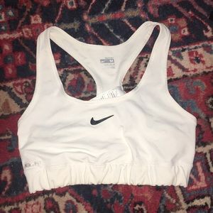 White Nike Sports Bra